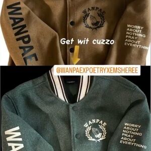 Women's Varsity Jacket - Brown and Green